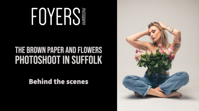 the brown paper and flowers photoshoot in suffolk