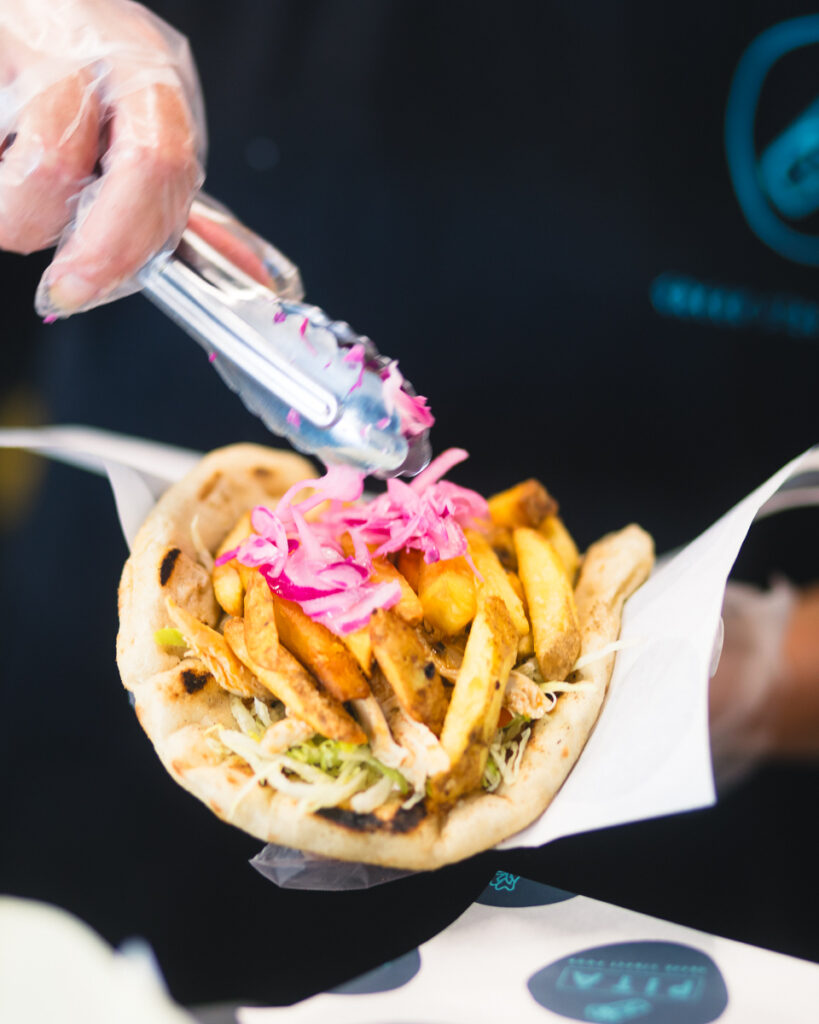 Greek street food photography for Pita Greek, Suffolk — Foyers Photography