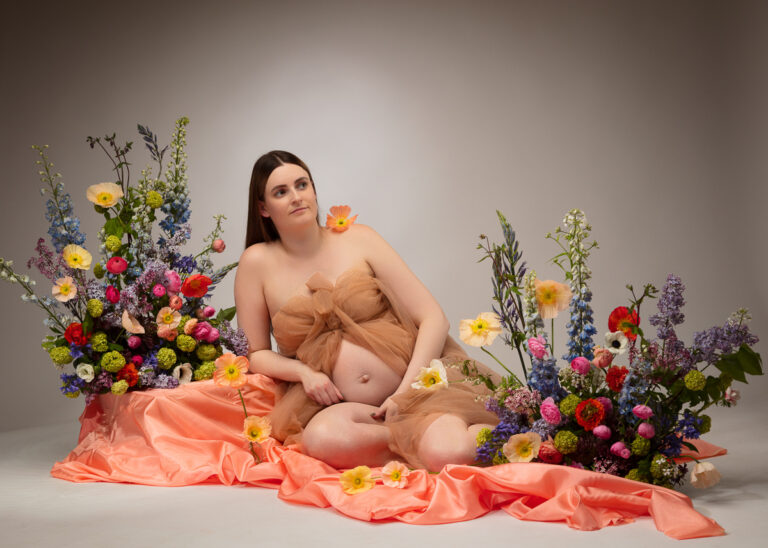 Celebrating Motherhood: A Flower-Themed Maternity Photoshoot in Suffolk
