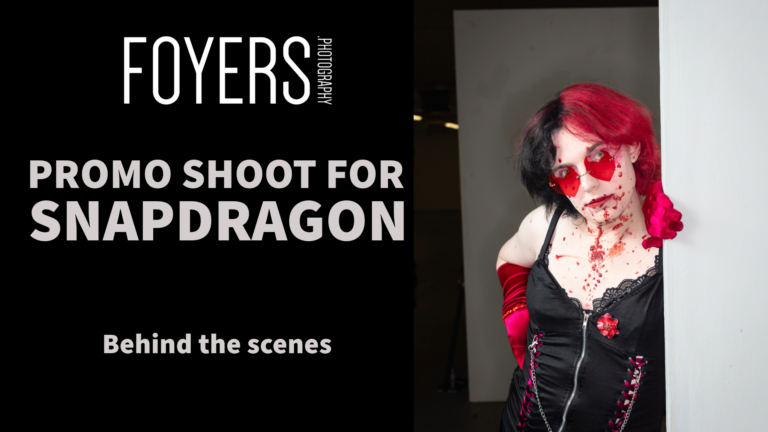 Foyers Photography promo shoot behind scenes Snapdragon