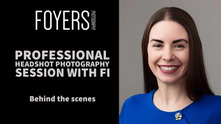 Professional headshot photography session overview