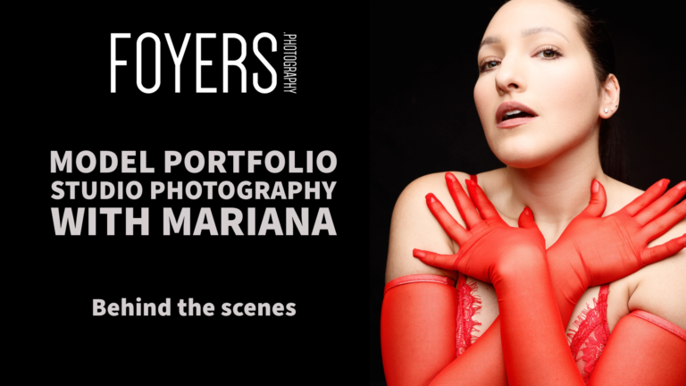 Model studio photography session highlights.