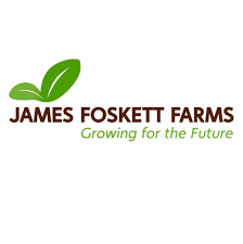James Fosket Farms logo with green leaves
