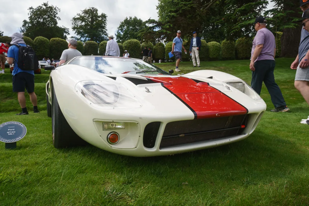 1965 Ford GT40 Mk I car on display