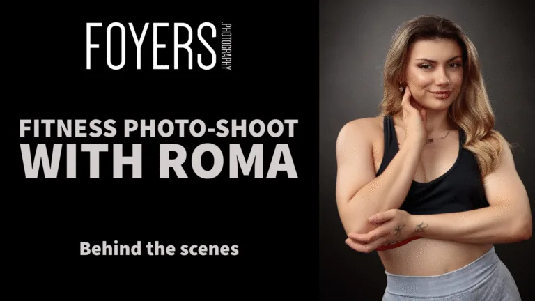 Fitness photoshoot with Roma, behind the scenes.