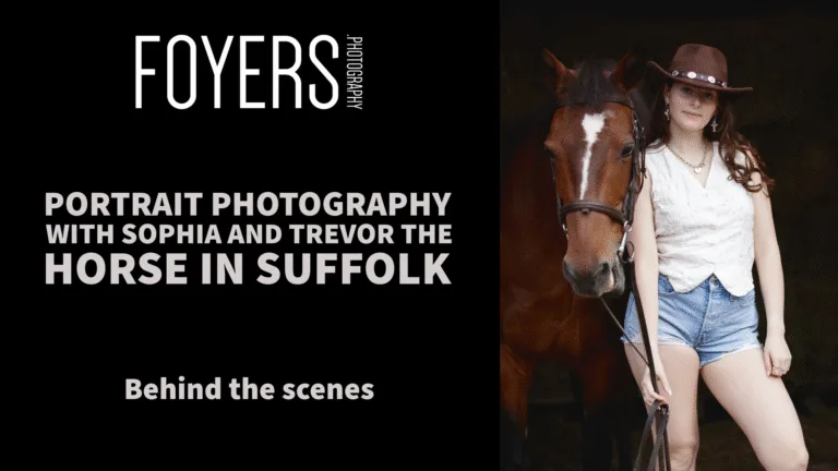 Woman with horse in Suffolk portrait photography