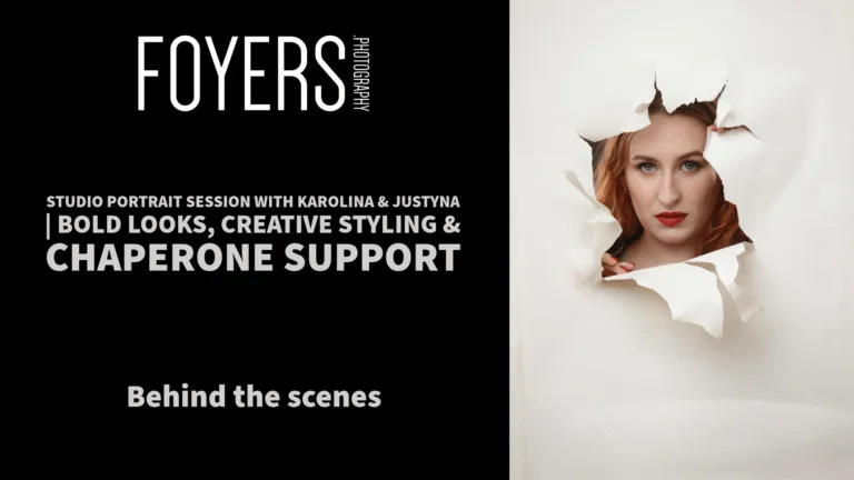 Portrait session showcasing bold looks and styling.