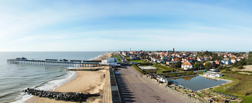 Aerial photography Southwold, Suffolk — Foyers Photography