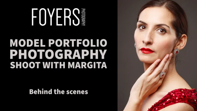 Behind the scenes model photoshoot with Margita.