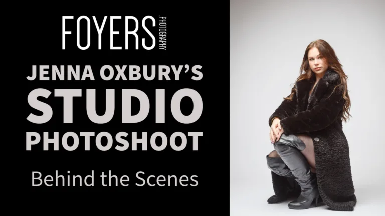 Studio photoshoot, model in stylish coat and boots.