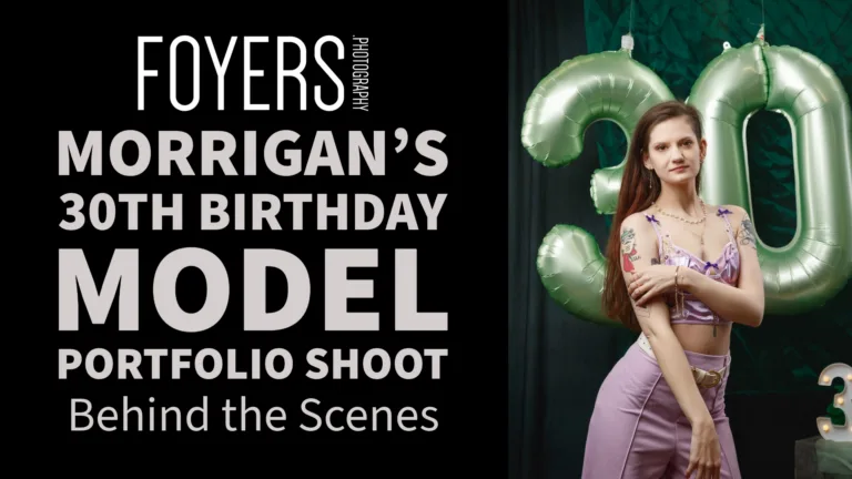 Model photoshoot for 30th birthday celebration