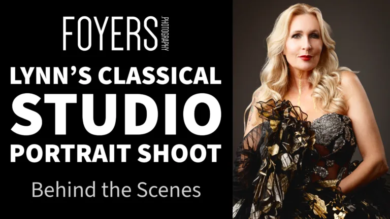 Foyers Photography: Classical Studio Portrait Behind Scenes