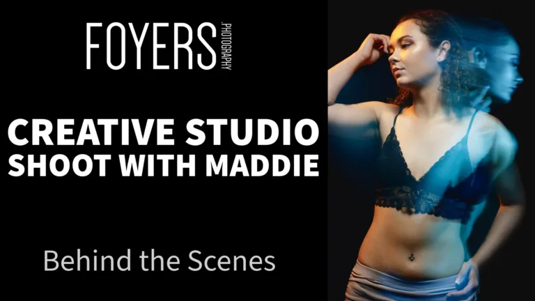 Creative studio shoot with model Maddie.