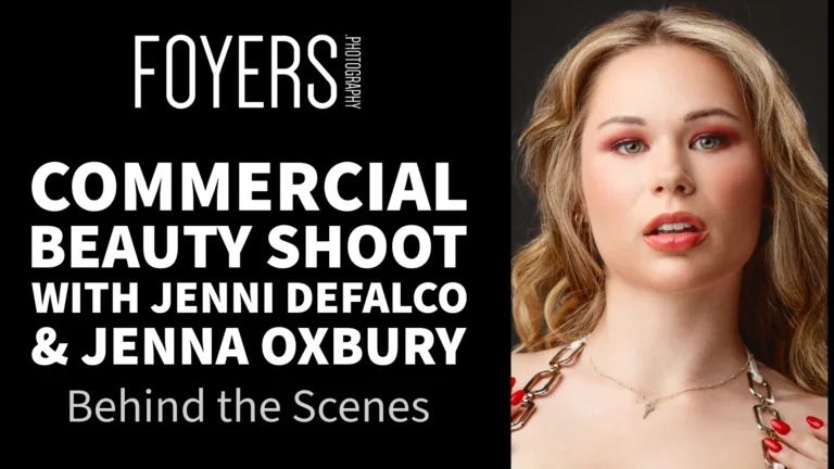 Commercial beauty shoot behind-the-scenes with Jenni DeFalco and Jenna Oxbury