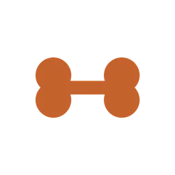 Brown dumbbell icon representing fitness and strength training