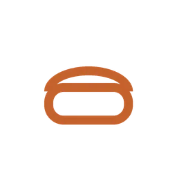 Orange rounded rectangle icon with horizontal line
