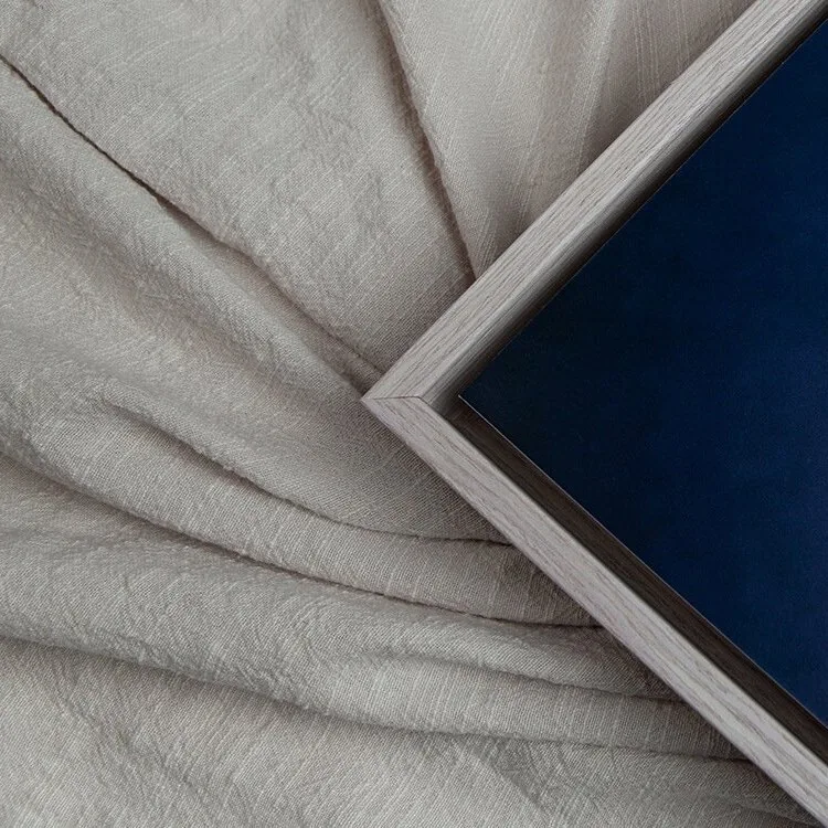 A photograph in a fine art tray frame